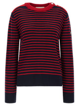 Ami Paris Blue Wool Cardigan