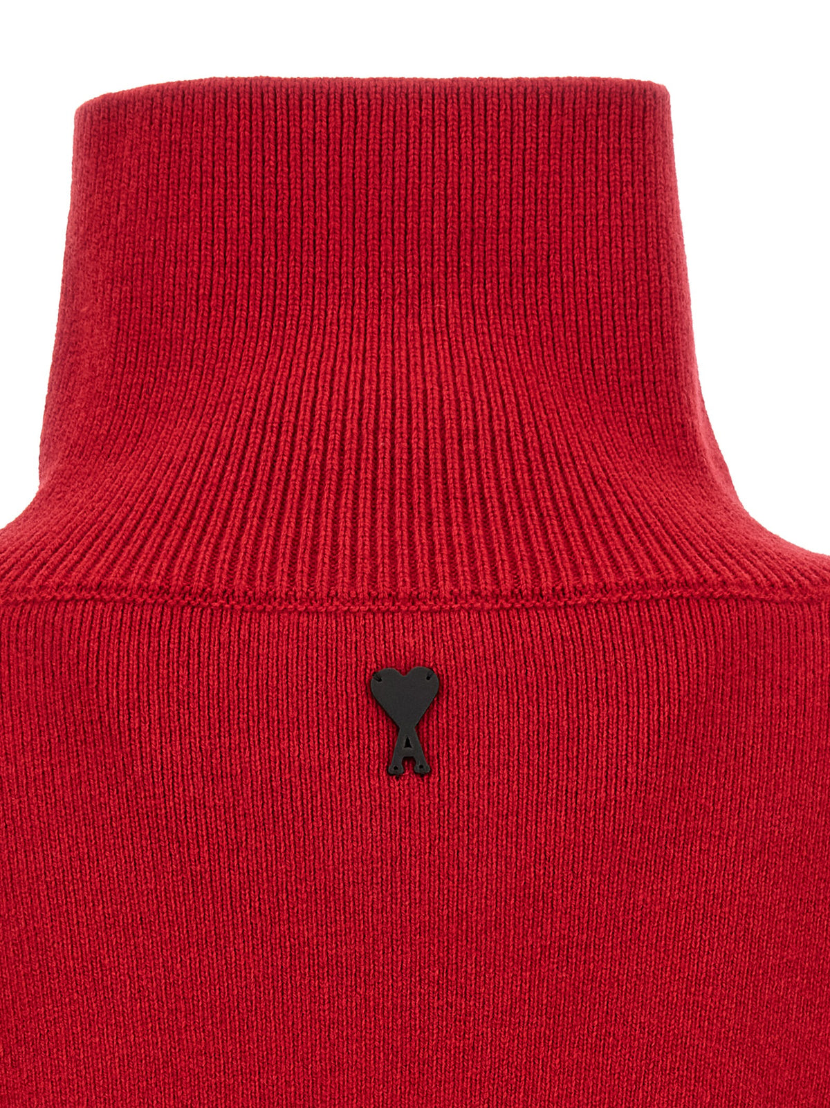 Ami Paris Red Wool Cardigan