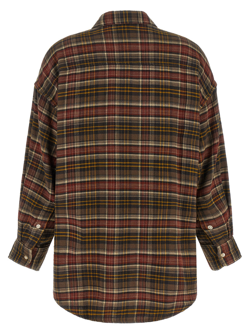 R13 Brown Cotton Blouse