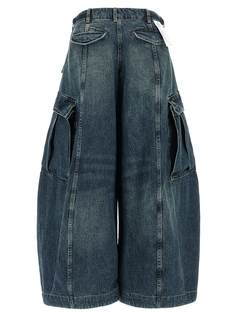 R13 Blue Cotton Jeans Denim