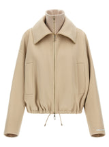 Sportmax Beige Wool Bomber