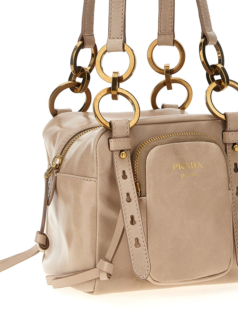 Prada Multicolor Calfskin Handbag