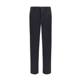 Prada Blue Cotton Casual Pants