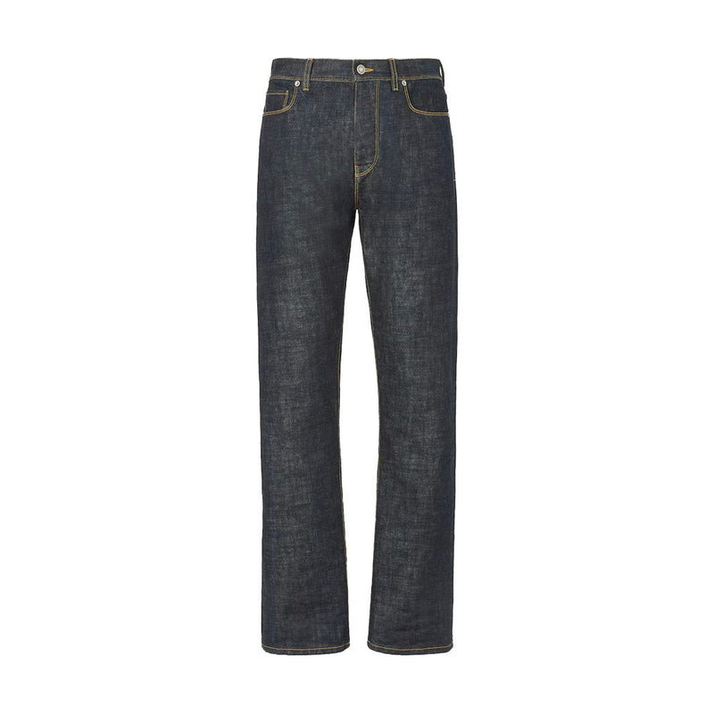 Fendi Blue Cotton Slim Fit Jeans