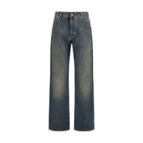 Fendi Blue Cotton Jeans Denim