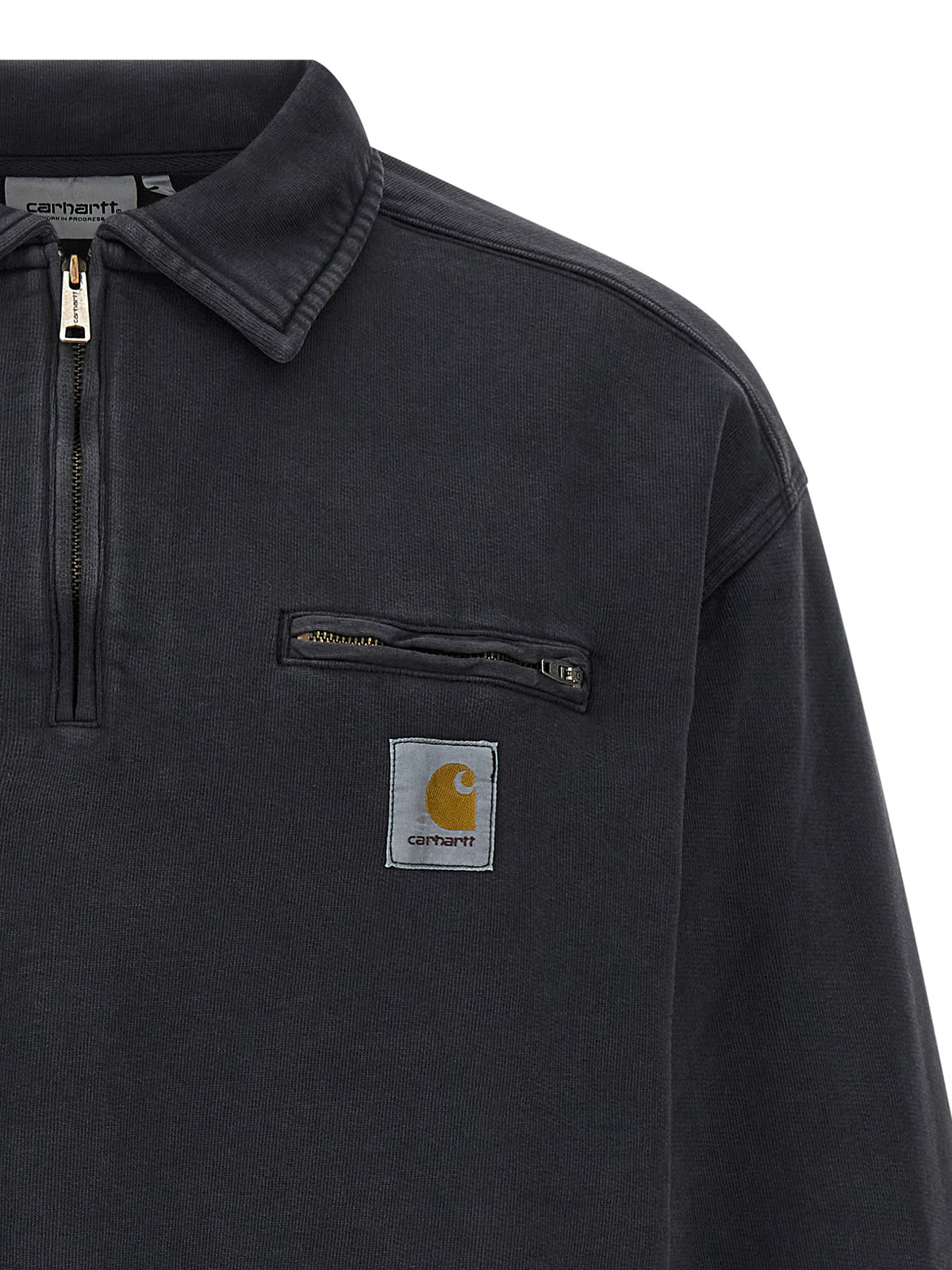 Carhartt Wip Black Cotton Sweatshirt