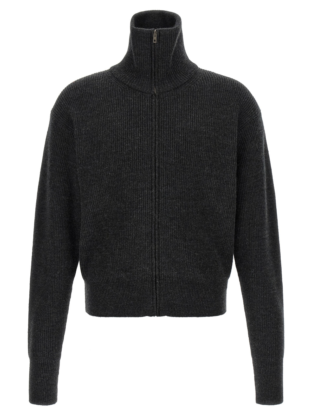 Lemaire Gray Wool Cardigan