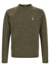 Moncler Grenoble Bicolor Virgin Wool Cardigan