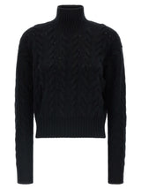 Max Mara Black Wool Cardigan