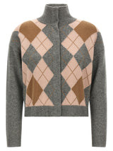 Max Mara Gray Wool Cardigan