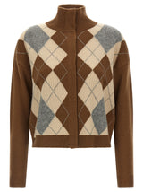 Max Mara Brown Wool Cardigan