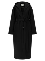 Sportmax Black Wool Coat
