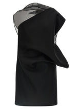 Sportmax Black Wool Short Dress