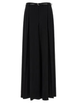 P.A.R.O.S.H. Black Polyester Casual Pants