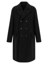 Fendi Black Virgin Wool Coat