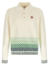 Casablanca Bicolor Cotton Polo Shirt