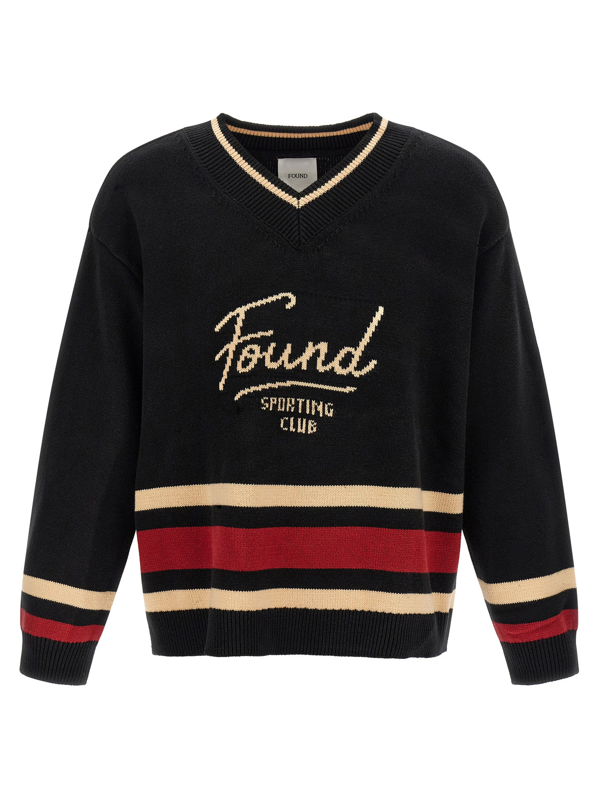 FOUND Black Cotton Cardigan