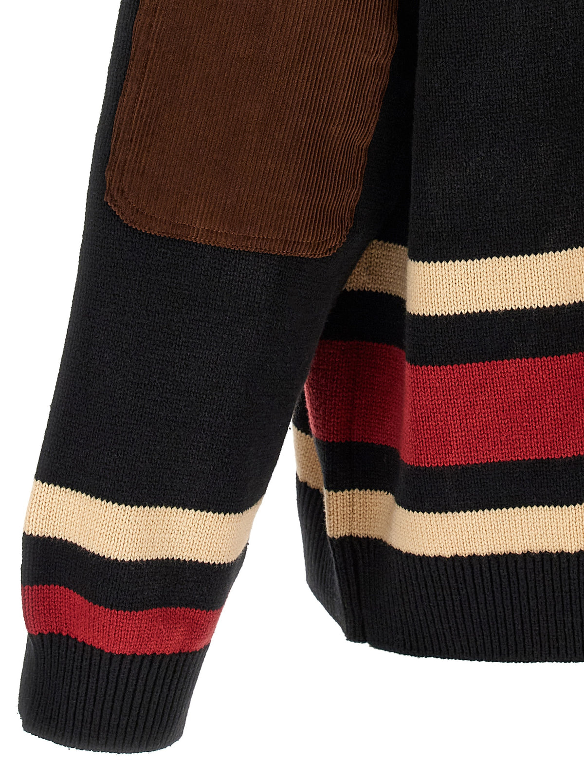 FOUND Black Cotton Cardigan