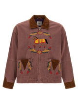 FOUND Multicolor Cotton Denim Jacket