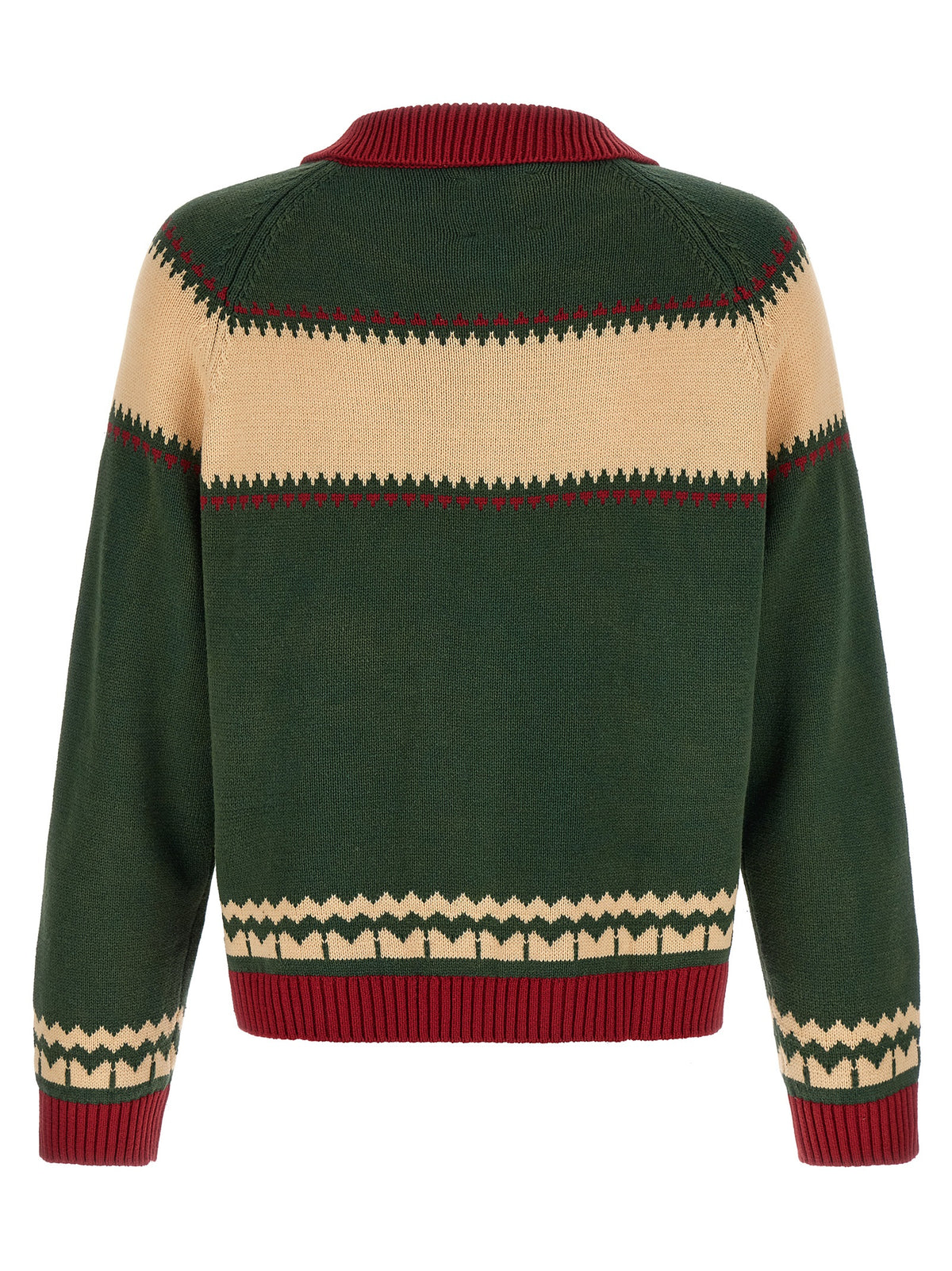 FOUND Bicolor Cotton Cardigan
