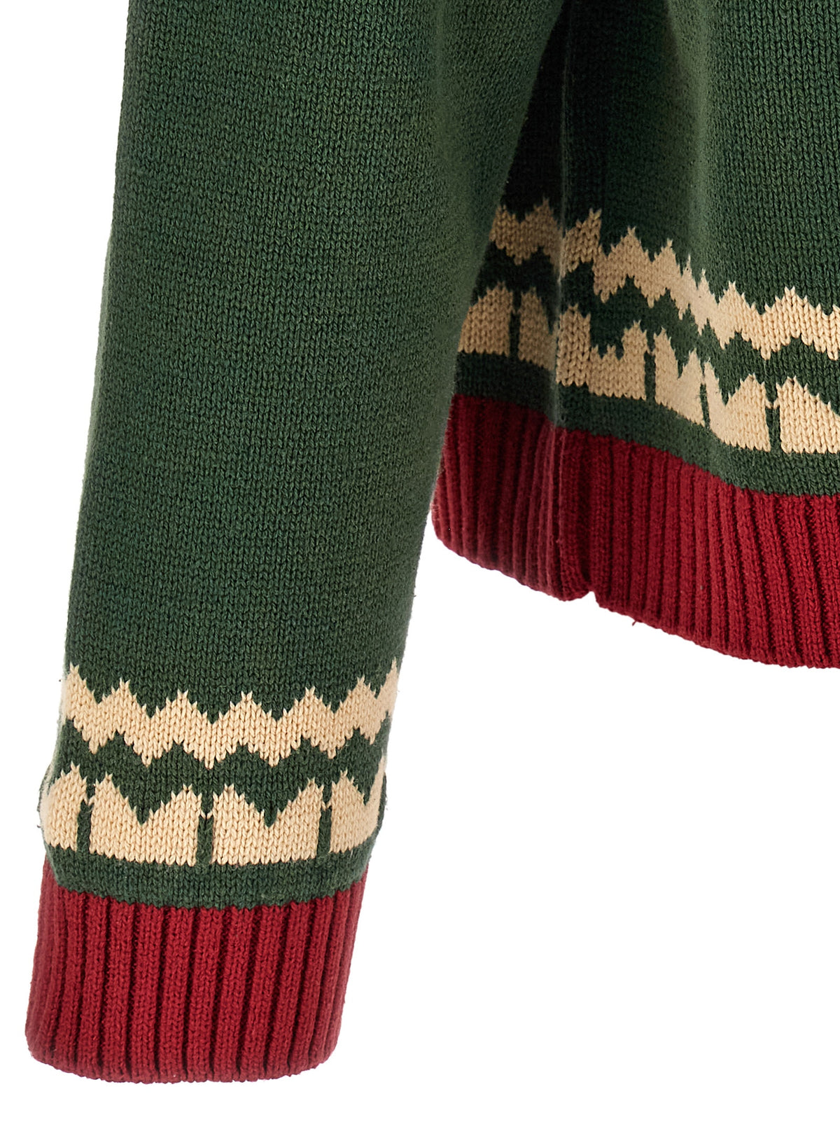 FOUND Bicolor Cotton Cardigan