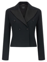 Ermanno Scervino Black Viscose Blazer