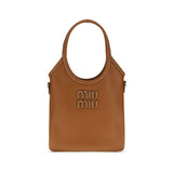 Miu Miu Brown Calf Leather Bos Taurus Handbag