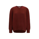 The Row Bordeaux Cashmere Sweater