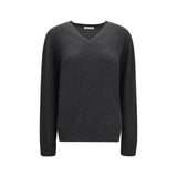 The Row Gray Cashmere Sweater