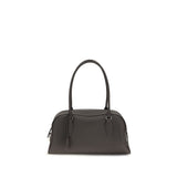 The Row Brown Calf Leather Bos Taurus Shoulder Bag