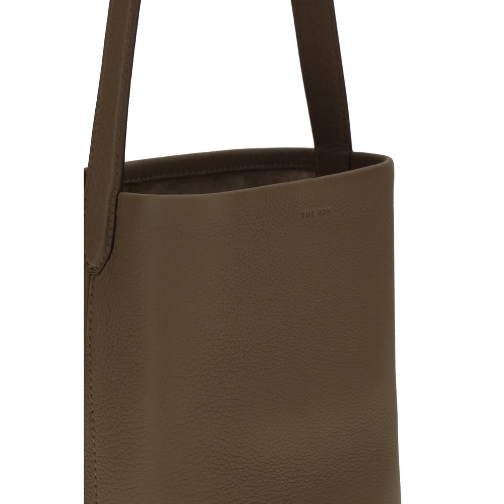 The Row Brown Calf Leather Bos Taurus Shoulder Bag