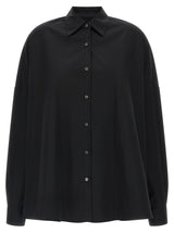 Dries Van Noten Black Cotton Blouse