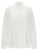 Dries Van Noten White Cotton Blouse
