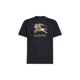 Burberry Black Cotton T-Shirt