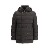 MooRER Black Polyamide Full-Length Jacket