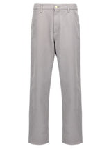 Carhartt Wip Gray Organic Cotton Casual Pants