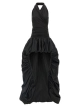 The Andamane Black Polyester Long Dress