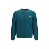 Kenzo Bicolor Wool Oves Aries Cardigan