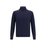 Aragona Cashmere Blue Cashmere Turtleneck