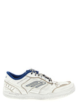Balenciaga White Calfskin Athletic Sneakers