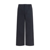 LAMINAR Black Nylon Casual Pants
