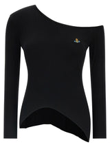 Vivienne Westwood Black Viscose Long Sleeve T-Shirt