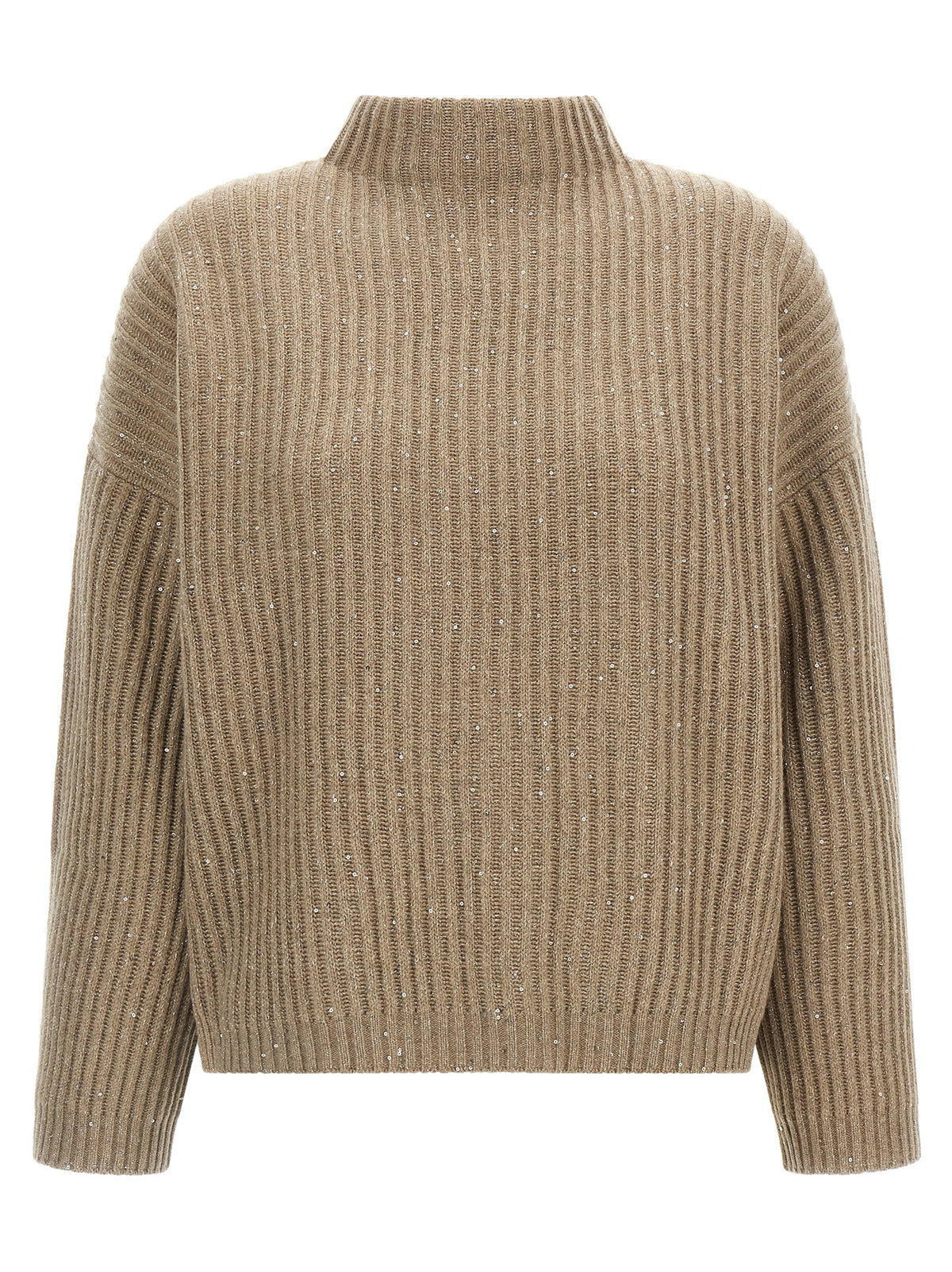 Brunello Cucinelli Beige Cashmere Cardigan