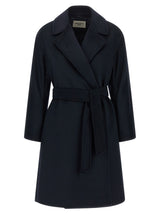 Max Mara Blue Wool Coat