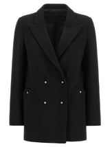 Blazé Milano Black Virgin Wool Blazer