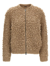 Peserico Beige Wool Bomber