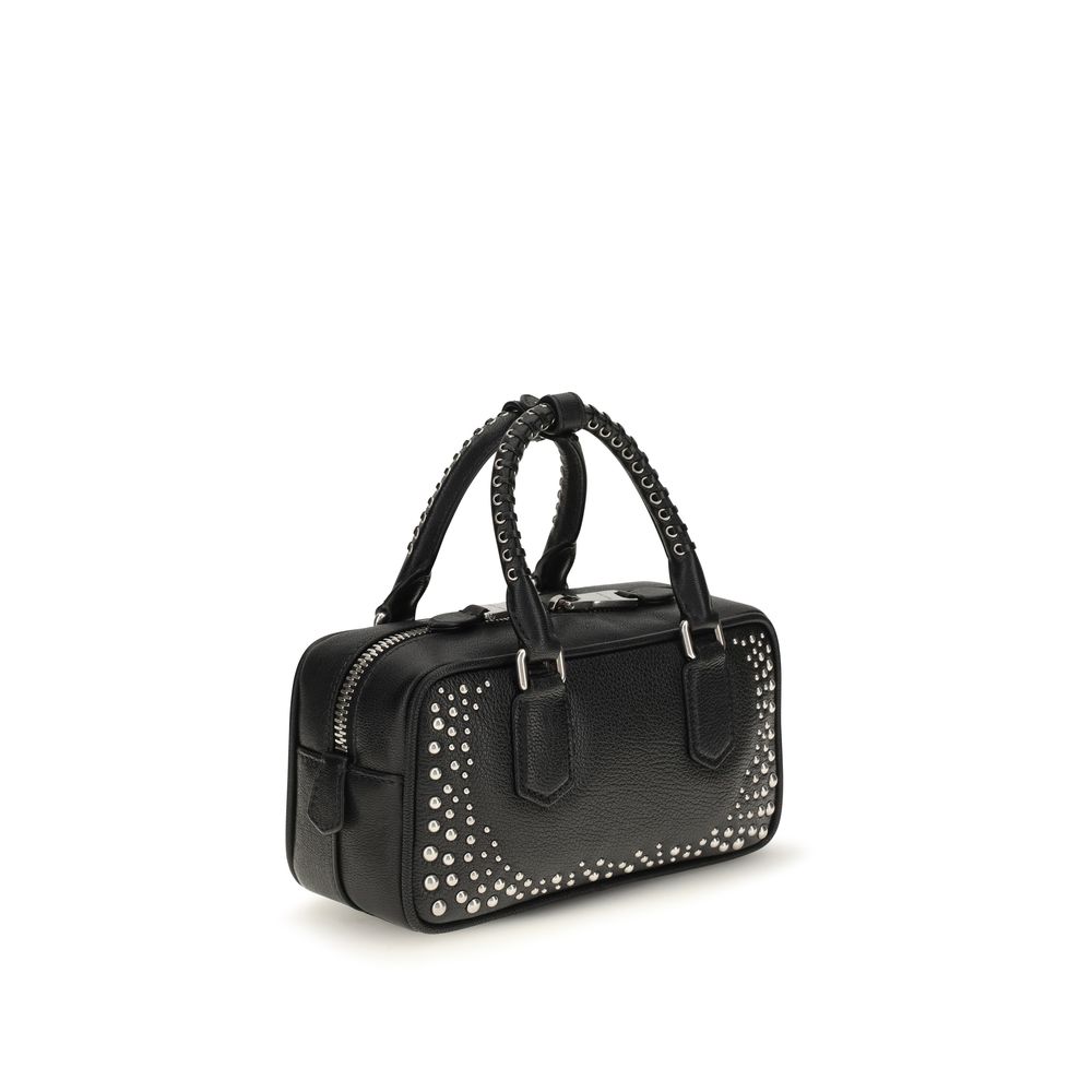 Miu Miu Black Calf Leather Bos Taurus Shoulder Bag