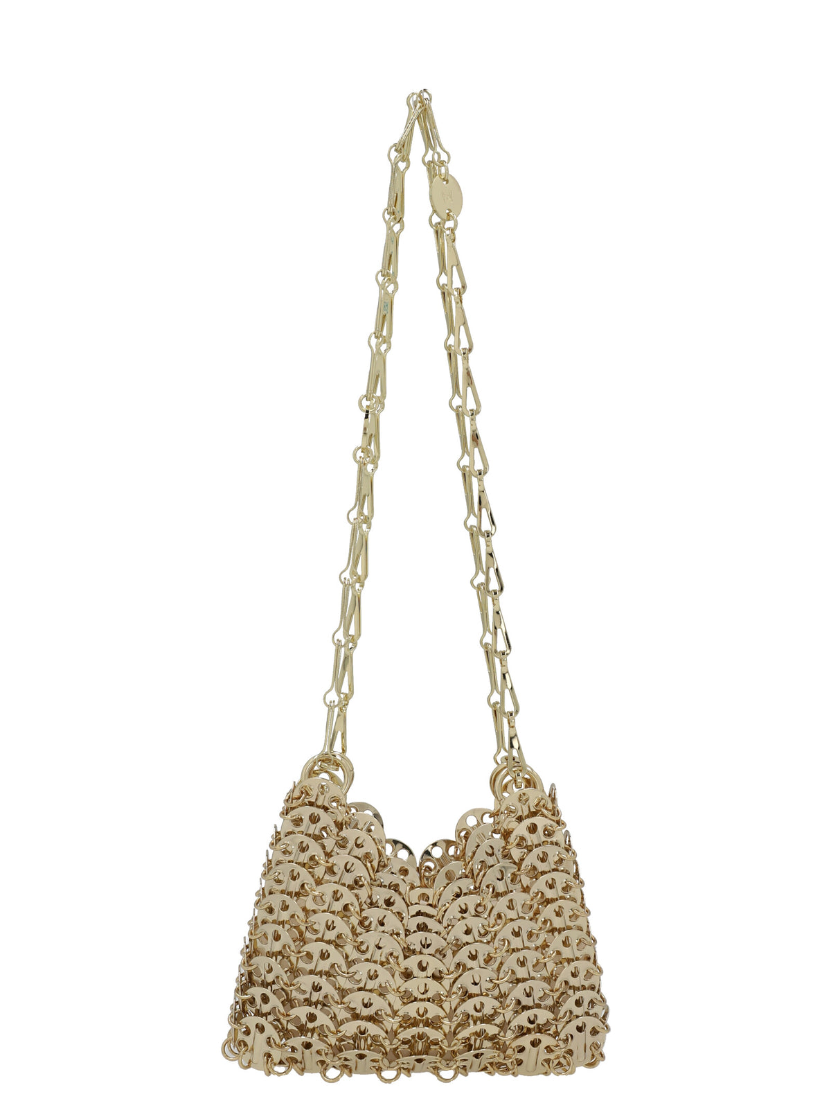 Paco Rabanne Gold Brass Shoulder Bag