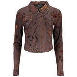 Desigual Brown Polyester Women's Sweater