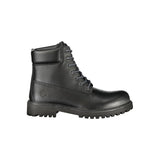 Lumberjack Black Leather Mens Sneaker